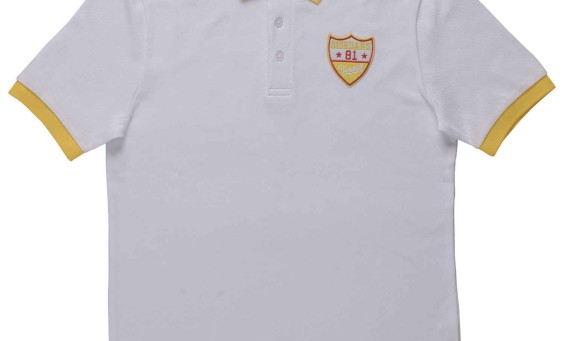 Polo T-Shirt manufacturers | White Polo t shirt with contrast yellow hem