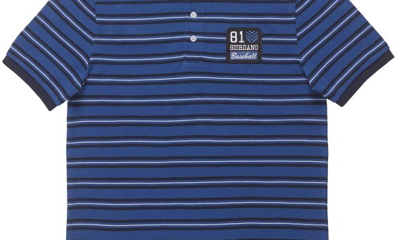 Polo T-Shirt manufacturers | Navy blue striped polo t-shirt